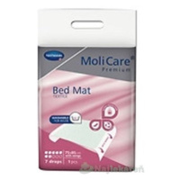 MoliCare Premium Bed Mat Textile 7 kvapiek 75x85cm textilná absorpčná podložka s krídelkami, 1x1