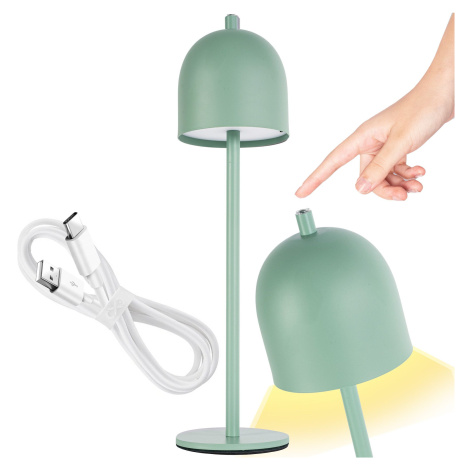 Toolight Toolight, bezdrôtová nočná USB lampa APP1361-T, zelená matná, OSW-08624