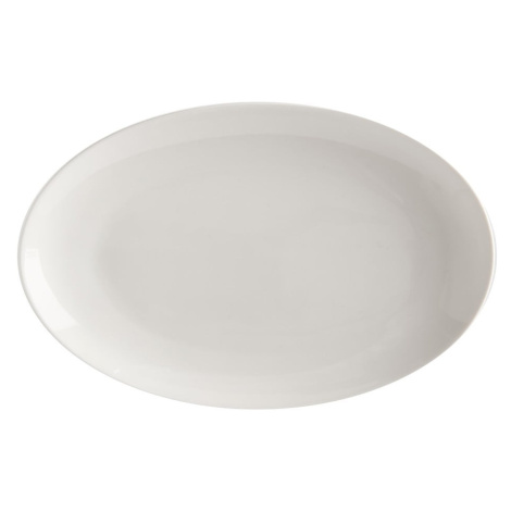 Biely porcelánový tanier Maxwell & Williams Basic, 25 x 16 cm