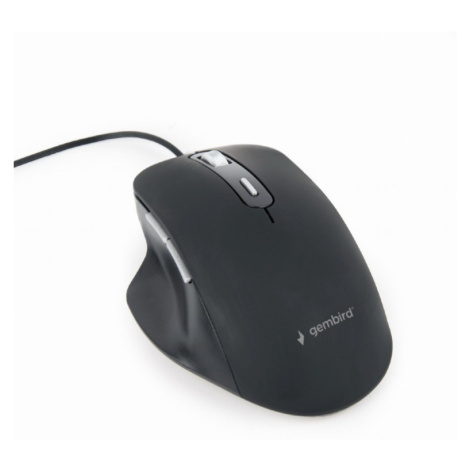 GEMBIRD myš MUS-6B-02, drátová, optická, USB, podsvícená, černá