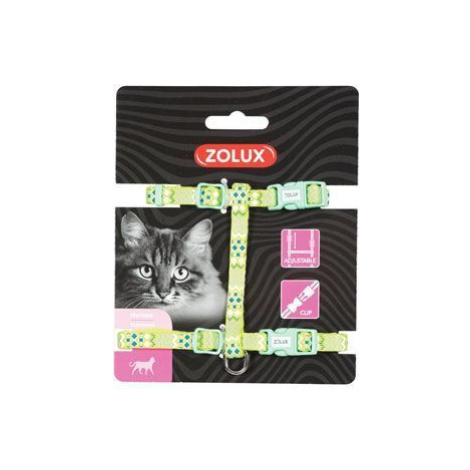 Postroj pre mačky ETHNIC nylon zelený Zolux