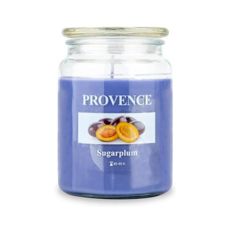 Provence Vonná sviečka v skle PROVENCE 95 hodín slivka