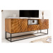 LuxD Dizajnový TV stolík Shayla 160 cm mango