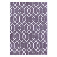 Kusový koberec Efor 3713 violet - 80x150 cm Ayyildiz koberce