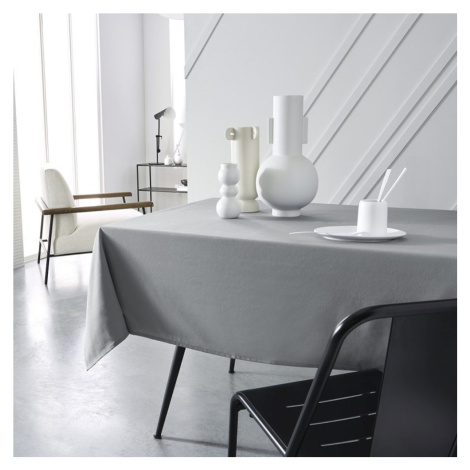 TODAY teflonový obrus Prestige 100% bavlna Acier - sv. sivá - 150x300 cm