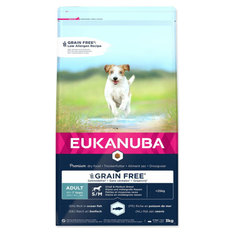 Euk Adult Small & Medium Grain Free OF 3kg Eukanuba