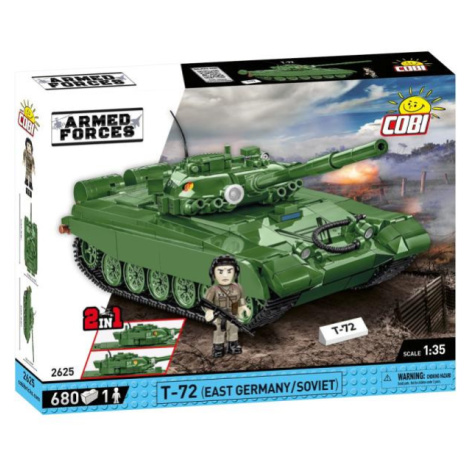 Cobi Armed Forces T-72 (DDR / SOVIET), 1:35, 680 k, 1 f