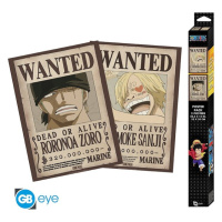 Set 2 plagátov One Piece - Wanted Zoro & Sanji (52x38 cm)