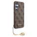 Guess 4G Charms Zadný Kryt pre Samsung Galaxy S24 Brown