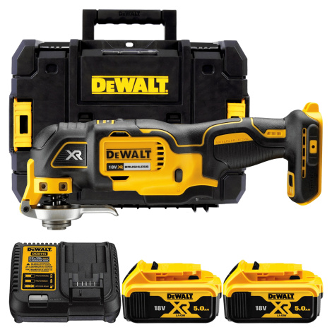 DEWALT 18V XR Aku oscilačná multibrúska, 2x 5,0 Ah DCS356P2-QW