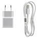 Nabíjačka Samsung EP-TA50EWE USB 5V + microUSB kábel 1m, Biela