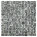 Sklenená mozaika Premium Mosaic šedá 30x30 cm mat / lesk MOS23TEXGY