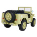 mamido  Detský elektrický Jeep Willys 4x4 trojmiestny béžový