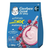 Gerber Cereal Mliečna KAŠA Dobrú noc Malinová