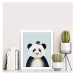 Dekoratívny obraz Panda, 28,5 × 23,5 cm