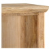 Regál s oceľovými dvierkami masívne drevo Dekorhome,Regál s oceľovými dvierkami masívne drevo De
