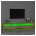 vidaXL TV skrinka s LED svetlami dub sonoma 240 x 35 x 40 cm