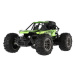 Auto RC buggy terénne zelené 22cm plast 2,4GHz na batérie + dobíjacie pack v krabici 32x16x18cm