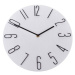 Sconto Nástenné hodiny METALLIC biela/čierna, ⌀ 31 cm