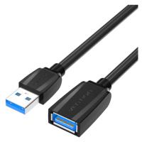 Kábel Extension Cable USB 3.0, male USB to female USB, Vention 3m (Black)