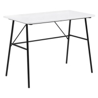 Dkton Dizajnový písací stôl Nava 100 cm, biely 2