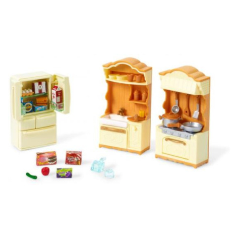 Sylvanian Families Set - kuchynská linka s chladničkou