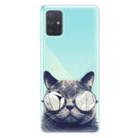 Odolné silikónové puzdro iSaprio - Crazy Cat 01 - Samsung Galaxy A71