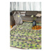 Zelený vzorovaný obojstranný koberec Narma Luke, 70 × 140 cm