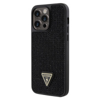 Guess Rhinestones Triangle Metal Logo Apple iPhone 15 Pro GUHCP15LHDGTPK Black