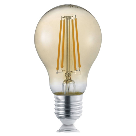 LED filamentová E27 8W gold Switch stmievač 2700K