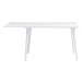 Biely jedálenský stôl Rowico Lotte Leaf, 120 x 80 cm