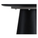 Konferenčný stolík v tmavosivej a čiernej farbe s doskou v dekore mramoru ø 45 cm Tango – Furnho