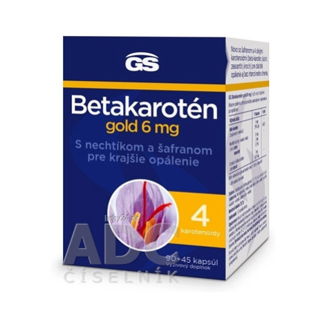 GS Betakarotén gold 6 mg s nechtíkom a šafranom 90+45 ks