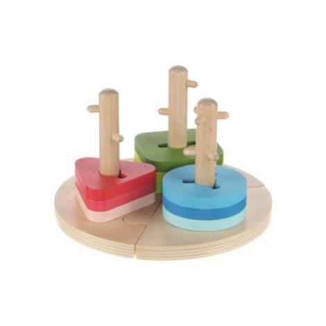 Drevené Montessori puzzle, Wood Zopa