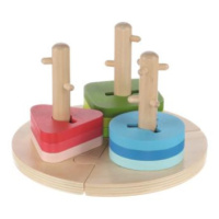 Drevené Montessori puzzle, Wood