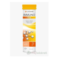 Livsane IMMUNO VITAL šumivé tablety 20 tabliet