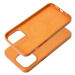 Leather Mag Cover Apple iPhone 15 Pro Max orange