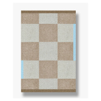 Béžový umývateľný koberec 55x80 cm Square – Mette Ditmer Denmark