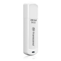 Transcend 64GB JetFlash 730, USB 3.0 flash disk, biely