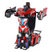 mamido  Auto Robot Transformers 2v1 na diaľkové ovládanie RC 1:10 červená