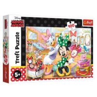 Trefl Puzzle 100 dielikov - Minnie v salóne krásy  Disney Minnie