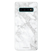 Odolné silikónové puzdro iSaprio - SilverMarble 14 - Samsung Galaxy S10
