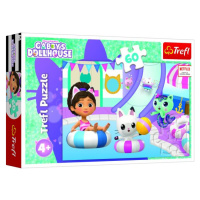 Trefl Puzzle 60 - Gabby pri bazéne / Universal Gabby's Dollhouse