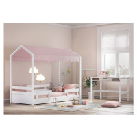 Dievčenská izba fairy - biela/ružová