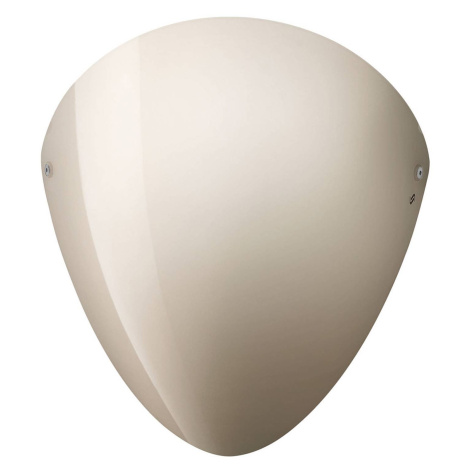 Ovalina – nástenné svietidlo E27 lesklá sivá Vistosi