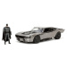 Autíčko Batman Batmobile 2022 Comic Con Jada kovové s otvárateľnými dverami a figúrkou Batmana d