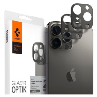 Spigen tR Optik 2 Pack tvrdené sklo na fotoaparát iPhone 13 Pro/Max čierne