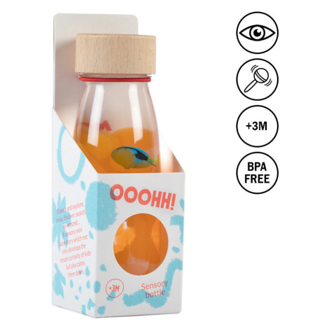 Senzorická zvuková fľaša - Bodlok pestrý, 250 ml