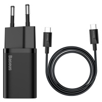 BASEUS Nabíjačka USB-C Baseus Mini Power Delivery 25W s káblom USB-C 100 cm