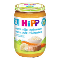 HIPP BIO Zelenina a ryža s teľacím mäsom 220 g